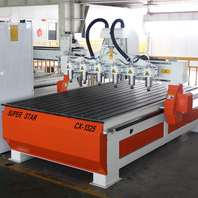 Суперзвезда CX-1325 Multi-Spindle Woodworking CNC-маршрутизатор